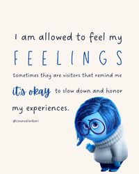 Affirmations for your feelings! Which one can you use today?⁠ ⁠ #schoolcounseling #schoolcounselor #schoolcounselorsofig #schoolcounselorsofinstagram #iteachtoo #insideout #insideout2 #feelings #emotions #affirmations #positiveaffirmations #dailyaffirmations ⁠ #worry #anxiety #worrymanagement #dealingwithworry #dealingwithworries #anxietymanagement #cbt #cbtforanxiety #cbtforworry #kidswhoworry #anxiouskids⁠ https://www.counselorkeri.com/2024/06/18/inside-out-crafts/