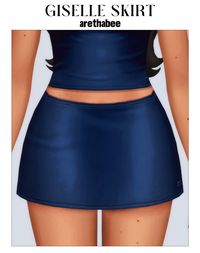 mini low waist skirt coming in various colors and patterns. sims 4 cc