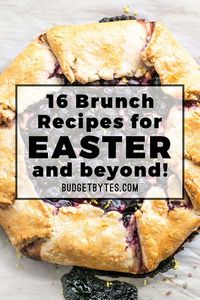 Need some brunch inso? These 16 Brunch Recipes are great for Easter brunch or any weekend! #easterrecipes #brunch