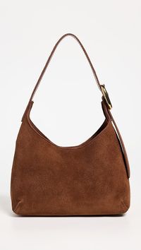 Madewell Puffy Buckle Shoulder Suede | Shopbop