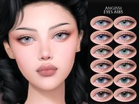 ANGISSI / ts4cc / sims 4 cc / eyes / genetics / facepaint / female / male / costume makeup / alpha