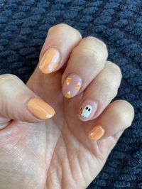 Orange chrome, candy corn and ghost!