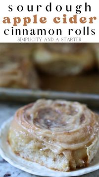 Fall in love with autumn flavors in every bite of these Sourdough Apple Cider Cinnamon Rolls! 🍎🍂 Drizzled with a decadent browned butter cream cheese frosting, each roll is a cozy delight. Perfect for crisp mornings or as a sweet treat any time of day! 😋✨ #SourdoughBaking #CinnamonRolls #FallFlavors