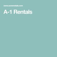 A-1 Rentals