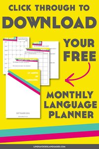 Sometimes language learning gets stressful, overcomplicated, and overwhelming. But the good news is that there's plenty of ways to track your language learning + get organised. Click through to get your free monthly mini planner too. ➔  #StudyPlanner #Studyspo #LanguageStudy