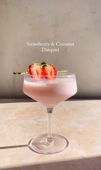 Strawberry & Coconut Daiquiri — Join Jules