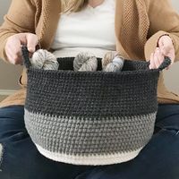 A Simple Crochet Basket-Free Crochet Pattern — Meghan Makes Do