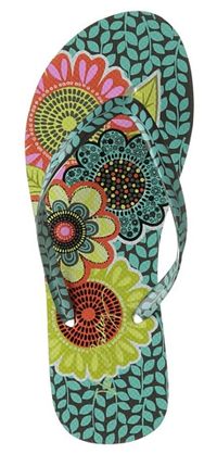 Vera Bradley flip flops - colorful and cute probably have these in 3 different patterns already #mysuitesetupsweepstakes