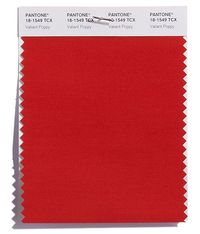 PANTONE 18-1549 Valiant Poppy Brave and outgoing red shade effusive in its allure.