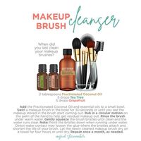 Ingrid Shoemaker on Instagram: "Honestly, when was the last time you cleaned your makeup brushes? Aside from makeup, they can be full of dead skin cells and bacteria. It’s probably time to clean them! 🦠 I love wandering over to doTERRA’s Blog because there are so many incredible DIYs and recipes. I had to swipe this Makeup Brush Cleaner to share with you. https://www.doterra.com/US/en/healthy-living-simple-DIYs-for-your-skin Try it out! 🌱 #diyskincare #makeupbrushes #makeuproutine #glowingsk