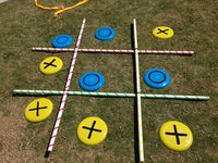 Tic Tac Toe Backyard BBQ Party