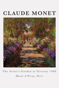 Art Classics, Claude Monet - The Artist's Garden At Giverny - France, Europe)