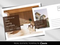 "Real Estate Postcard | Real Estate Marketing | Canva Template | Real Estate Template | New Agent Template | Real Estate Postcard | Flyer for new Agent - Vol 1 * Are you looking to elevate your marketing quickly and efficiently? Norwood Design is committed to creating marketing materials that make it easy for you to customize to your brand without sacrificing your time and money. We cater to modern Real Estate agents that want to stand out and impress. We focus on design so you don't have to. Th