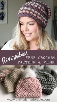 Top Down Crochet Hat Pattern and Tutorial for Beginners - Pretty Darn Adorable