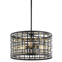 Kichler 44075BK Aldergate Convertible 3 Light 18" Wide | Build.com