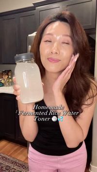 There are many different recipes for fermented rice water and this is how I make it. Ive been using it as a toner and face mask for many years #naturalskincare 📸mamalindacooks