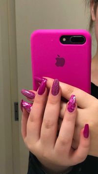 inspiração de unhas #unhas #unhasperfeitas #unhasfortes #unhasnaturais #rosa