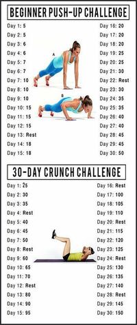 Thriving 30 Day Challenges // Push-Ups & Crunch Challenge