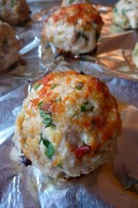 Amazing Chicken Parm Meatballs...your kitchen will smell amazing!