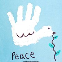 Handprint Dove: How to Make This Cute Craft for Kids- Rock Your Homeschool