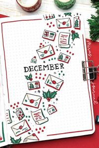 December bujo ideas | December bullet journal ideas | christmas bullet journal | festive bullet journal | bujo organisation ideas | #december #bujo #bulletjournal #decemberbulletjournal #christmas #festive