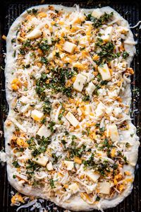 Sheet Pan Buffalo Chicken Pizza