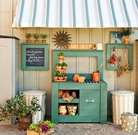 Potting bench area