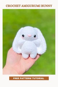 Amigurumi bunny free crochet pattern/ tutorial