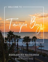 Thank you to our friends at Berkshire Hathaway Home Services for featuring us in their Tampa Bay Relocation Guide!  The relocation guide features information about Tampa Bay area State Parks, schools, jobs, theme parks, shopping, and so much more.