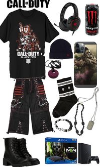 CoD mw2 inspired moodboard/outfit!