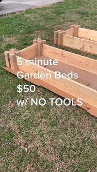 My soon-to-be herb garden, no tools, 5 minutes, pretty affordable! Raised bed tutorial, diy raised gardenbed, herb garden health and wellness, Homesteader homesteading, Sustainable, selfsufficient, cheap garden project, easy diy garden beds. Credit to; https://www.tiktok.com/@hannahs.herbs?lang=en