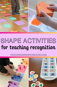 How to Teach Shape Recognition to Preschoolers with Fun Activities