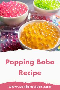 This popping boba recipe is a delightful journey that immerses you into the exciting world of molecular gastronomy, right in your home kitchen. #PoppingBoba #Recipe