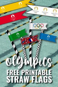 Get ready for the Summer Games with Free Printable Olympics Straw Flags, a must-have for any Olympic-themed gathering. Featuring the iconic Olympic rings and the adorable Phryges mascot, these flags are perfect for straws or cocktail picks. They're an easy and creative way to show your Olympic spirit. For a full guide on how to create these fun decorations, visit The Purple Pumpkin Blog for the free printable.