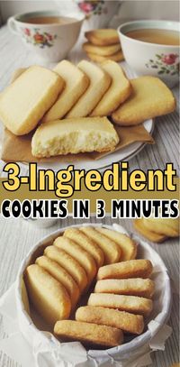 THE 3 INGREDIENT COOKIE - {100kRecipes}