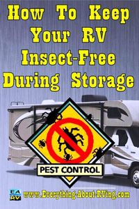 How To Keep Your RV Insect-Free During Storage