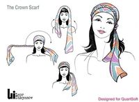 the crown scarf