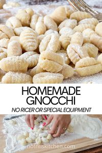 Make light and pillowy homemade gnocchi without the need for any special equipment with this easy and delicious recipe!