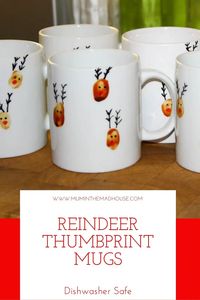 Make festive memories with reindeer thumbprint ornaments and cups! This easy holiday craft is perfect for kids and adds a personal touch to your Christmas decor. #ThumbprintCrafts #ReindeerOrnaments #DIYChristmas #HolidayDecor #KidsCrafts