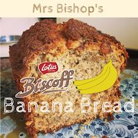 Mrs Bishop's Lotus Biscoff Banana Bread