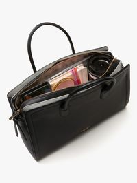 Reasons to love our Knott pebbled leather commuter bag: It's elegant. Functional. Spacious. Stylish... Truth is we could rave about it all day if we had the time. | Kate Spade Knott Commuter Laptop Bag, Black