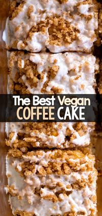 The Best Classic Vegan Coffee Cake Recipe