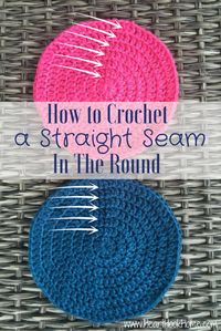 How to Create a Straight Seam When Crocheting in the Round