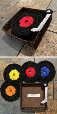 Fun Crochet Coasters to Make You Smile While Having Meal -