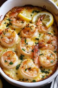 Magic Baked Shrimp in Lemon Butter Sauce - Easy Recipes