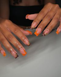 🧡🐆 - 𝐷𝑚 𝑡𝑜 𝑏𝑜𝑜𝑘! . . . . - #nailsalon #gel #explorepage #nailporn #pedicure #nailaddict #makeup #vaughan #explorepage #nailpro #hair #naturalnails #explore #instagood #nailsaddict #coffinnails #as #ombrenails #beautiful #nailsinspiration #nailsmagazine #naillove #frenchnails #glitter #unhaslindas #unhasdegel #art #shortnails #instagram #brampton