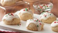 This easy take on Italian Christmas cookies will be an instant holiday classic thanks to Pillsbury sugar cookie dough, a speedy glaze and festive candy sprinkles.