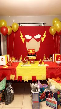 Tried to re create The Flash birthday I seen here before 