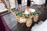 Let the littles play a charming role on you big day with this totally adorable giveaway! Enter for your chance to win a handcrafted wagon for the little ones in your wedding from Mini Wedding Wagons! 🥰 #weddingwagon #weddingideas #ringbearer #weddinginspo #engaged #weddingplanning #weddings #childrenatweddings #rusticwedding #imgettingmarried #wedspiration