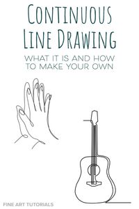 Continuous line drawing is a great drawing exercise to improve your skills. In this guide, find out what it is and how to make one yourself. #continuouslinedrawing #linedrawing #drawingexercise #drawingexercises #drawingbeginner #improvedrawing #drawingtutorial #drawingtutorial